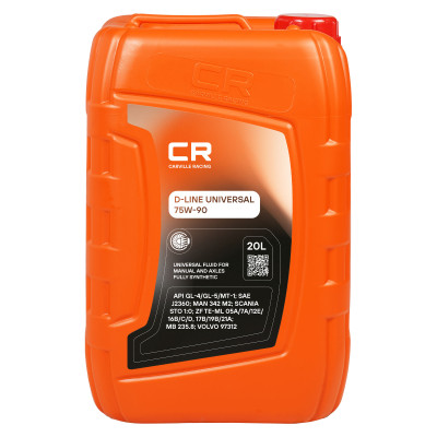 масло трансмиссионное Carville Racing универсальное D-LINE Universal 75W-90 20л арт. L1G02021