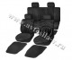 чехлы SKYWAY Strike на сиденья полиэстер11 пред.+ оплетка + ковры (черный) SW-101001/S01301028