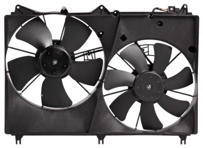 электровентилятор охлаждения LUZAR для а/м Suzuki Grand Vitara (05-) (2 вент.) (с кожухом) LFK 2465