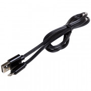 кабель USB SKYWAY Iphone/Ipad/microUSB (Lightning/microUSB) 6.5А быстрая зарядка 1м Черный в коробке S09601004