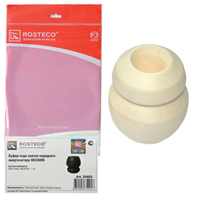 отбойник амортизатора переднего РОСТЕКО Chevrolet Aveo в упак. 96535006 арт. 20403