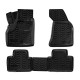 коврики AIRLINE салонные Lada Priora (2007-) 3D с подпятником, высокий борт, полимер, черн. компл. 4 шт ACM-PS-06