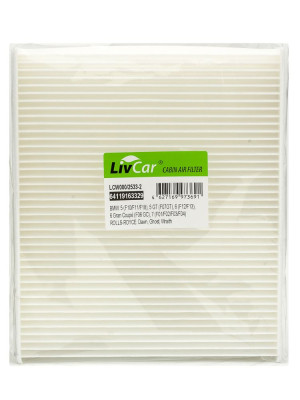 фильтр салонный LivCar для а/м BMW F10/F01 10- (упак.2шт.) LCW000/2533-2