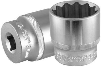 головка JonnesWay торцевая 1/2"DR 12-гранная 34мм арт.S04H4934