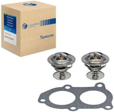 термостат LUZAR для а/м КАМАЗ c дв. КАМАЗ (набор 2 термоэл. + прокл.) LT 0303