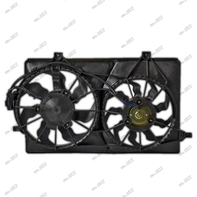 электровентилятор кондиц/охлаждения (блок в сборе кожухом) LUZAR 2170-2172 Приора с климат. уст. Halla LFK 01270