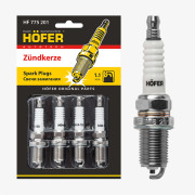 свечи HOFER для а/м LADA 1118 (1,1мм, R) (блист. 4 шт.) (ан.BCPR6ES-11) HF 775 201