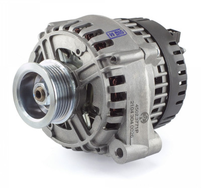 генератор АТЭ-1 (ПРАМО) для а/м КАМАЗ с дв. ЕВРО-2 (6 ручьев) (28В/80А) 4502.3771