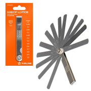 набор щупов AIRLINE 13пр. (0,05-1мм, L-100мм, стальной корпус), блистер ATBQ302