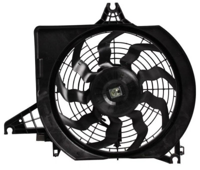 электровентилятор кондиционера LUZAR для а/м Hyundai Grand Starex (H-1) (07-) 2.5D (A) (с кожухом) (LFAC 0840)
