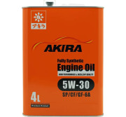 масло моторное AKIRA 5W-30 SP/CF/GF-6 синт. 4л арт. A00032238-004