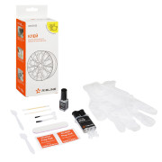 клей AIRLINE для косметического ремонта литых дисков (набор: эпокс. 6мл, краска сер.5мл.,вспомог.материалы) ADGC022