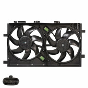 электровентилятор охлаждения LUZAR для а/м Opel Insignia (08-) 2.0T/2.0D (2 вент.) (с кожухом) (LFK 2104)