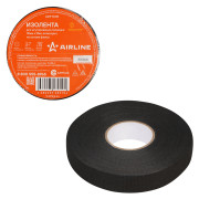 изолента AIRLINE для жгутирования проводки 19 мм*25 м, антискрип, на осн. флиса ADFT005