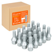 болт колесный AIRLINE M12x1,25x25x53, конус, кл.17, дакромет для а/м Peugeot/Citroen ABLT017