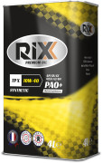 масло моторное RIXX TP X 10W-40 API SN/CF ACEA A3/B4 PAO+AN 4л синт. арт. RX0017TPX