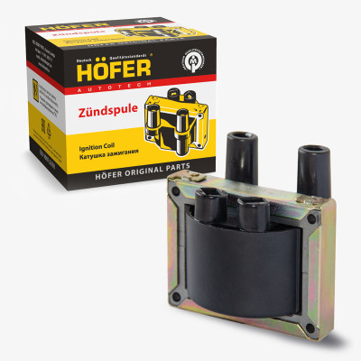 катушка HOFER для а/м ГАЗ (ЗМЗ-406), ВАЗ 1111 (3012.3705) HF 750 317