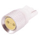 светодиод SKYWAY T10 (W5W) 12V 1 SMD диод EXTRA LIGHT 1-конт радиатор Белая Салон, габариты, номер, стопы min10 S08201094