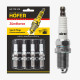 свечи HOFER для а/м LADA Largus (12-)/Renault Logan (08-)/Duster (10-) 16V (0,8мм) (блист. 4 шт.) (ан.BKR6E) HF 775 214