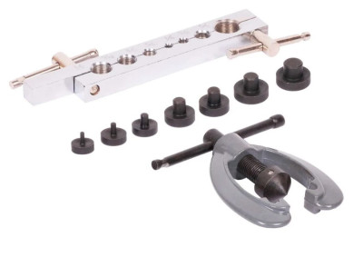 набор для развальцовки трубок AIRLINE труб D=5-16мм с труборезом, набор 10пр., кейс ATBT012