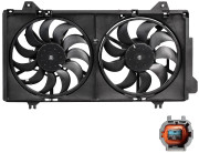 электровентилятор охлаждения LUZAR для а/м Mazda 6 (GJ/GL) (13-) 2.0i/2.5i (2 вент.) (с кожухом) LFK 2570