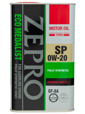 масло моторное ZEPRO ECO MEDALIST 0W-20 SP/GF-6A синт. 1л арт. 4250-001-0