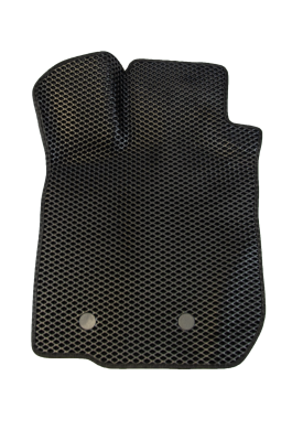 коврики салона Carpetelli Renault DUSTER 2010-2020 комплект EVA ромб черный кант черный