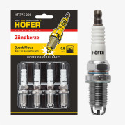свечи HOFER для а/м Renault Logan (04-)/Sandero (07-) (0,8мм) (блист. 4 шт.) (ан.BKR5EK) HF 775 298