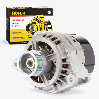 генератор HOFER ВАЗ 2123 (с 10.2003 г) (14В/80А) HF 633 619