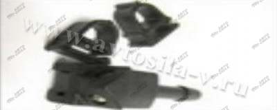 жиклер омыв-ля VS009 ЗИЛ 5301 Бычок (2 отверст.черные V образн. стопор) 