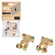 клеммы АКБ STARTVOLT латунь, прижимная планка для проводов до 90 мм кв. SBT 029