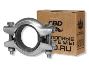 хомут глушителя CBD для а/м ВАЗ 1118, 2170 в сборе (под трубу 50-51 мм) 11180-1203064-00 CBD605.411