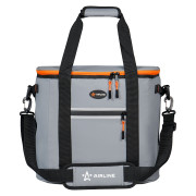 сумка-холодильник AIRLINE 32л, 37,5*34*26см, водонепр., "Пикник", серая ADCB008