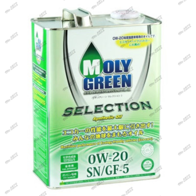 масло  моторное MOLY GREEN SELECTION 0W20 SP/GF-6A 4л 0470076