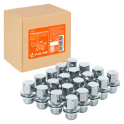 гайка колесная AIRLINE M14x1,5x46, несъемная шайба, кл.22, закрытая, хром для а/м Land Rover ASCR014