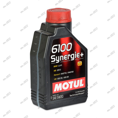 масло моторное MOTUL 6100 Synergie+ 5W30 1л 