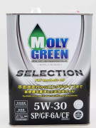 масло  моторное для а/м MOLY GREEN SELECTION 5W30 SN/GF-5 4л