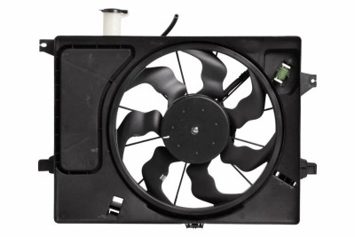 электровентилятор охлаждения LUZAR для а/м Hyundai Elantra (MD) (11-)/KIA CEED (12-) (с кожухом и резист.) (LFK 08X0)