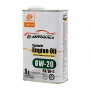 масло моторное AUTOBACS ENGINE OIL SYNTHETIC 0W20 SN/GF-5 1л (Сингапур) A00032057