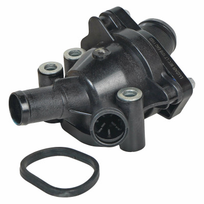 термостат LUZAR для а/м Volvo S60 II (10-)/S80 II (10-)/XC60 (08-) 2.4i/2.5T (90°С) (c корпусом) LT 1015