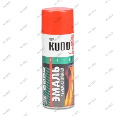 краска KUDO 520 мл термостойкая красная KU-5005