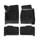 коврики AIRLINE салонные UAZ Patriot (с октября 2014-) 3D с подпятником, высокий борт, полимер, черн. компл. 4 шт ACM-PS-11