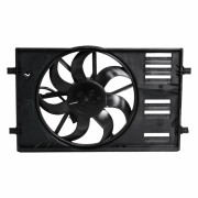 электровентилятор охлаждения LUZAR Octavia A7 (13-)/Golf VII (12-) (Brose), с кожухом LFK 1816