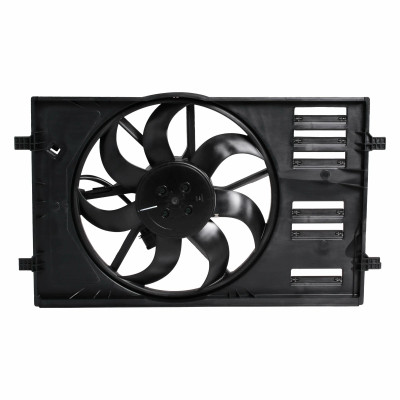 электровентилятор охлаждения LUZAR Octavia A7 (13-)/Golf VII (12-) (Brose), с кожухом LFK 1816