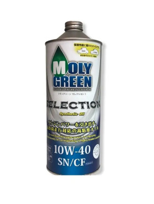 масло  моторное MOLY GREEN SELECTION 10W40 SN/CF 1л 0470144