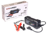 зарядно-пусковое устройство WEEN Smart-100, 6 В/12 В, 1,5 А/ 4,2 А,6-100 Ач цифровой  дисплей 161-0100