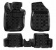 коврики AIRLINE салонные для а/м Duster 2WD (11-15) 3D с подпятником, высокий борт, полимер, черн. компл. 4 шт ACM-PS-53