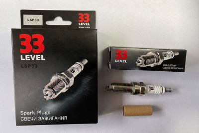 свечи 33LEVEL LSP33 для а/м ГАЗель Бизнес, Next (дв. EvoTech 2.7), HYUNDAI, KIA "Classic" (индив. упак. 4 шт.)