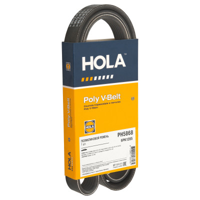 ремень HOLA поликлиновой 6PK1285 для а/м HYUNDAI Creta I 2.0 (G4NA); KIA Optima I 2.0 (G4ND) PH5868