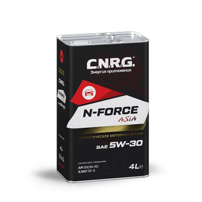 масло моторное C.N.R.G N-Force Asia 5W-30 SN/GF-5 синт. (4л)